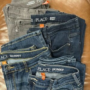 Children’s place boys skinny jeans (4 pairs)
